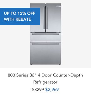 Shop Bosch 800 Series 36 Stainless Steel Counter-Depth Refrigerator