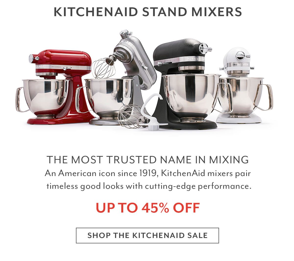 Kitchenaid mixers