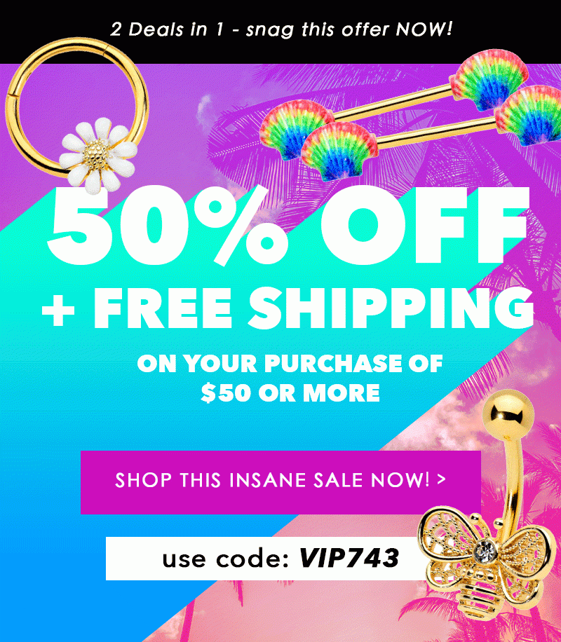 50% Off + Free Shipping with code: VIP743