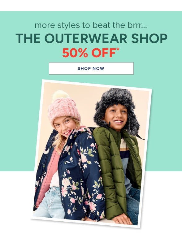 50% off Outerwear