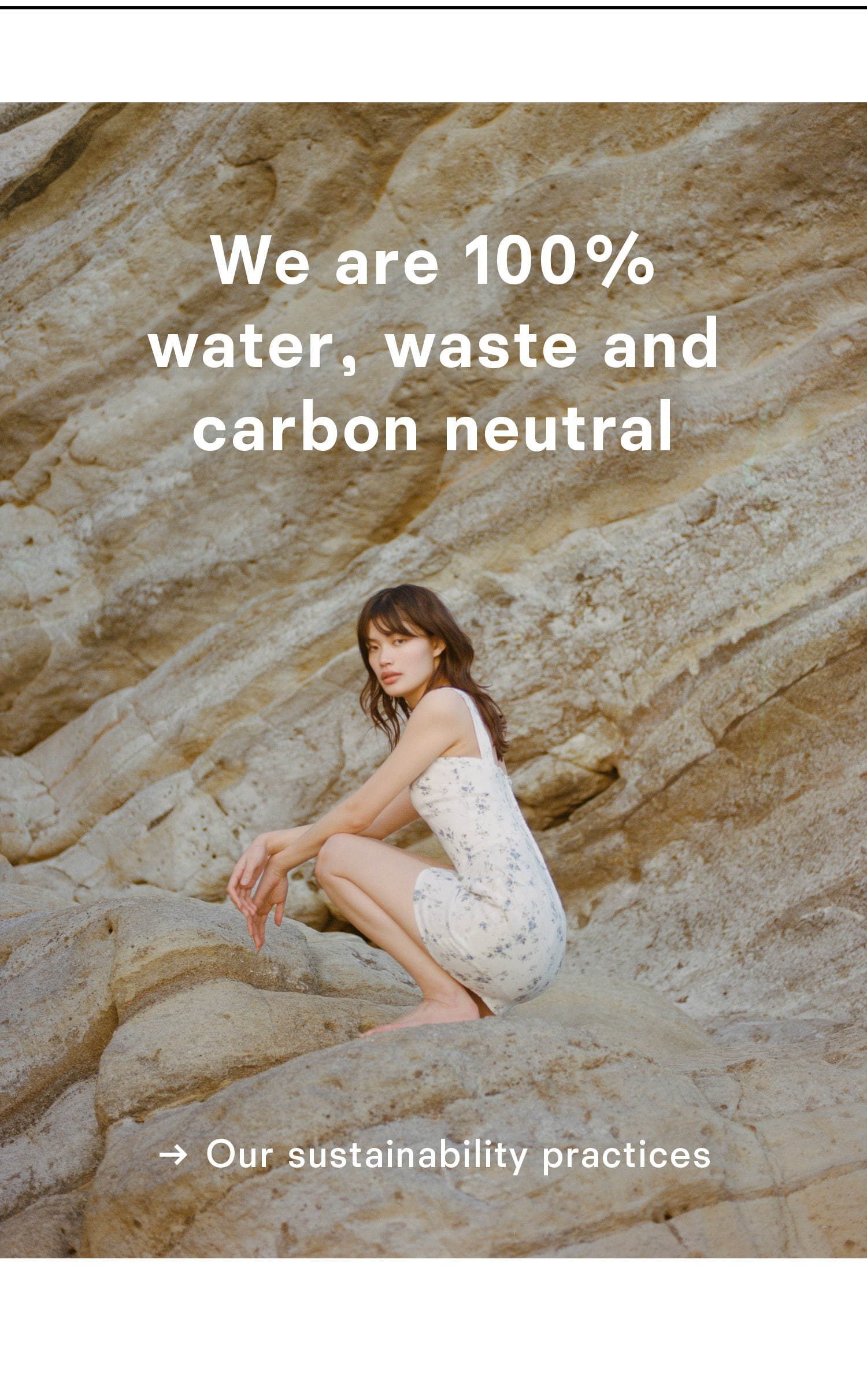 We are 100 percent water, waste and carbon neutral.