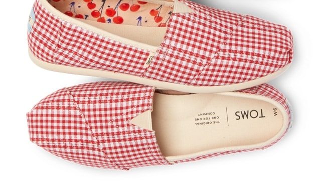 toms gingham shoes