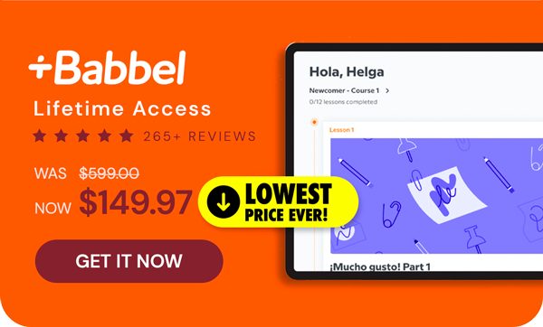 Babbel Language Learning: Lifetime Subscription (All Languages)