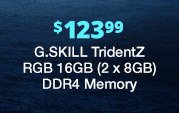 G.SKILL TridentZ RGB 16GB (2 x 8GB) DDR4 Memory