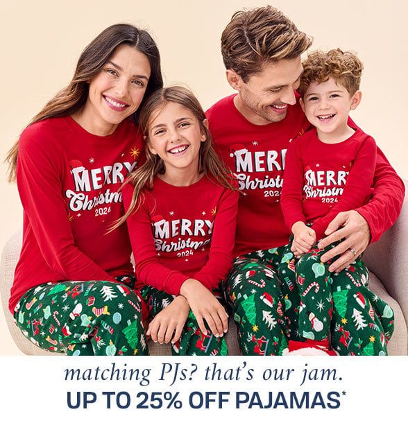 Up to 25% off Matching Family PJs