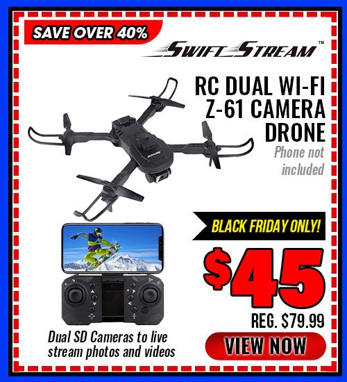 Swift Stream RC Dual Wi-Fi Z-61 Camera Drone