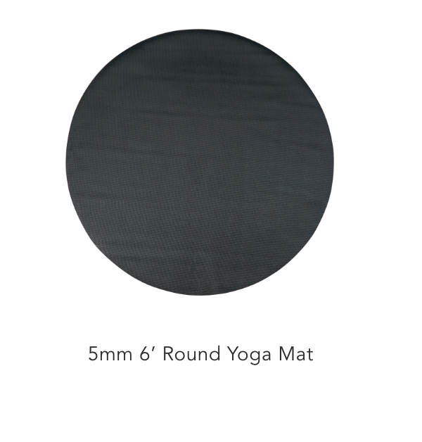 Everyday Yoga Round Yoga Mat 6' diameter 5mm