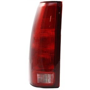 Driver Side Tail Light, With bulb(s) - Clear & Red Lens, Exc. 15, 000 Lbs. GVW