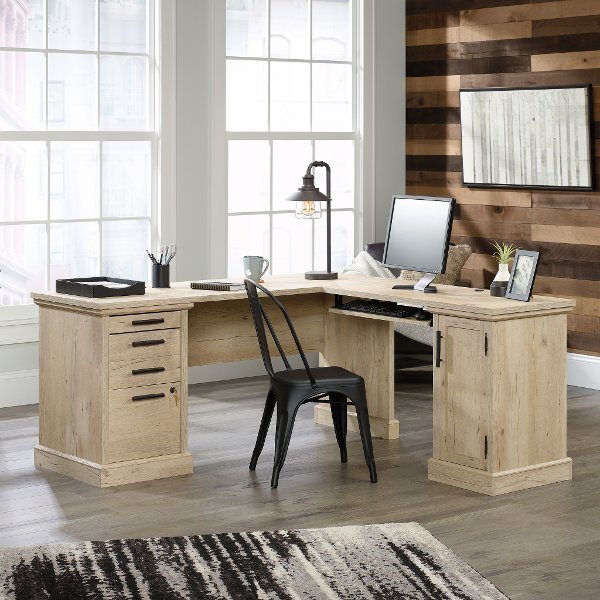 Aspen Post Prime Oak L-Desk