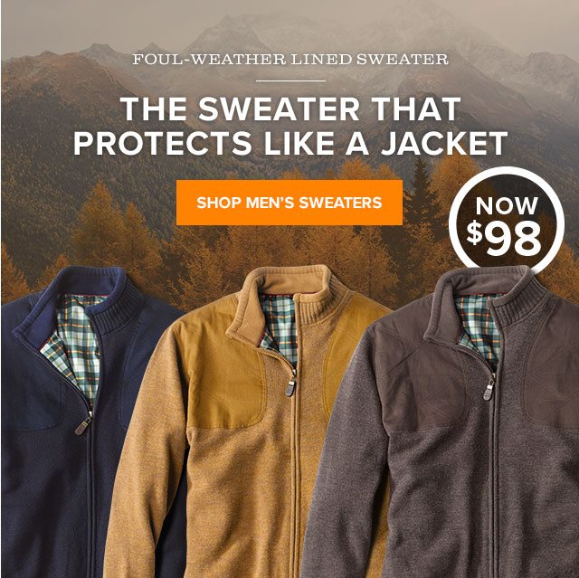 orvis foul weather sweater