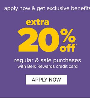 Extra 20% off Regular & Sale Purchases with Belk Rewards credit card - Apply Now