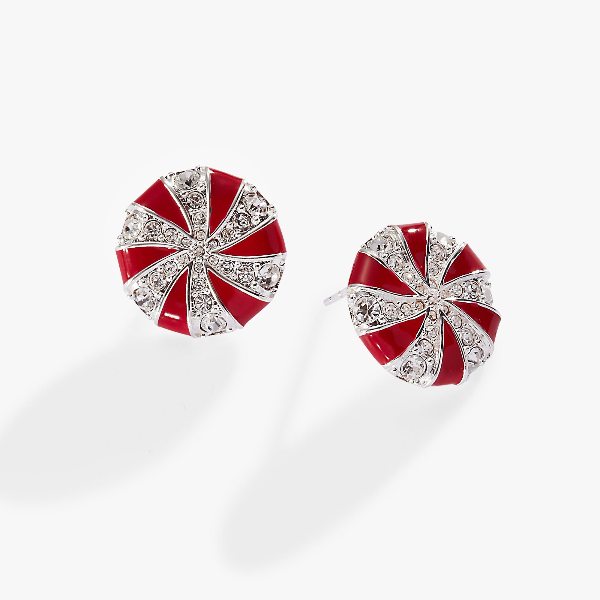 Image of Holiday Peppermint Candy Earrings