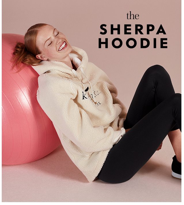 Kate spade logo deals sherpa hoodie