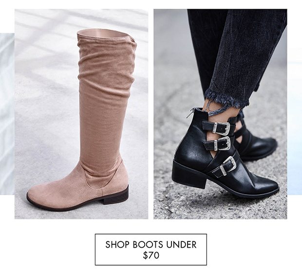 SHOP BOOTS UNDER $70