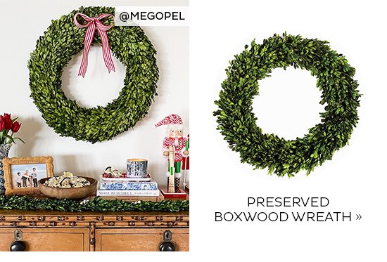 Preserved Boxwood Wreath