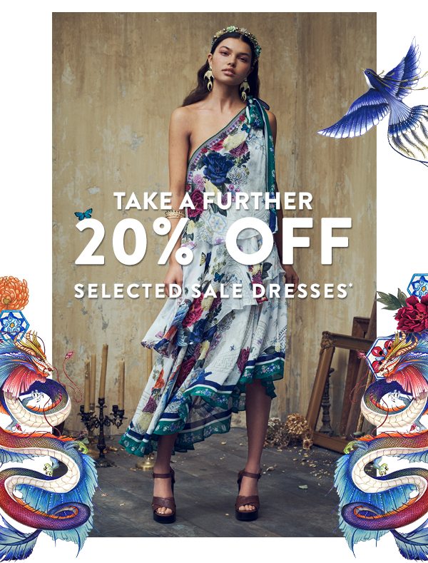 Take a further 20% off selected sale dresses