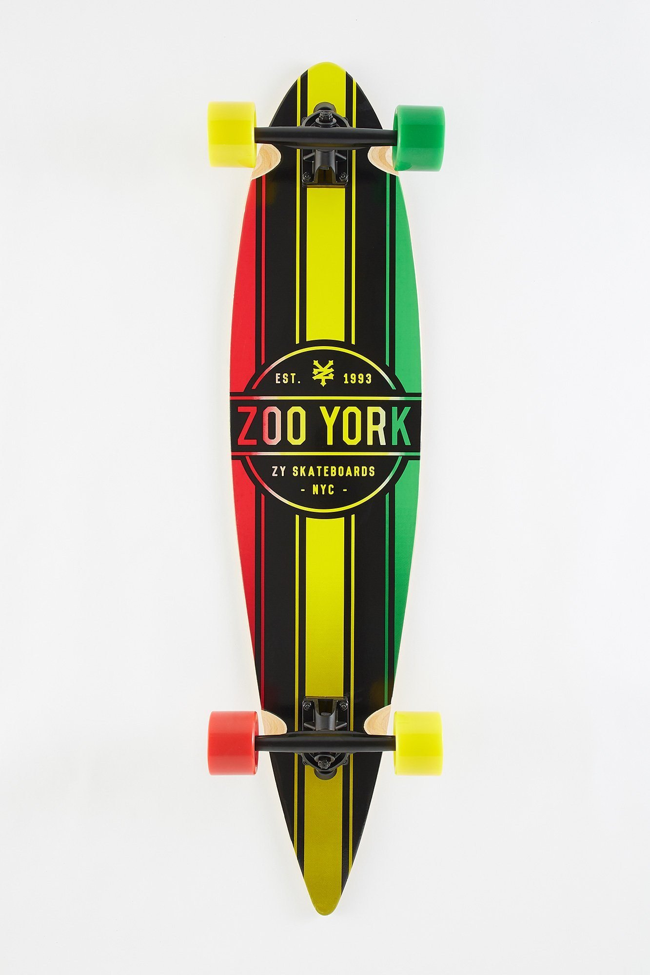Image of Zoo York Rasta Logo 40" Longboard