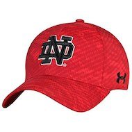 Men's Under Armour Red Notre Dame Fighting Irish 2016 Sideline Signal Caller Flex Hat