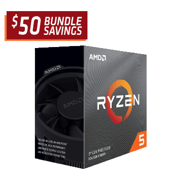 AMD Ryzen 5 3600 3.6GHz 6 Core AM4 Boxed Processor with Wraith Stealth Cooler