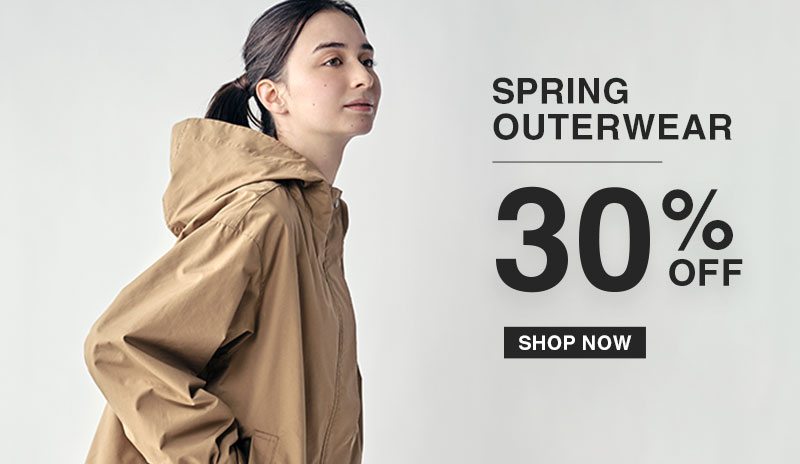 Shop 30% Off Spring Outerwear
