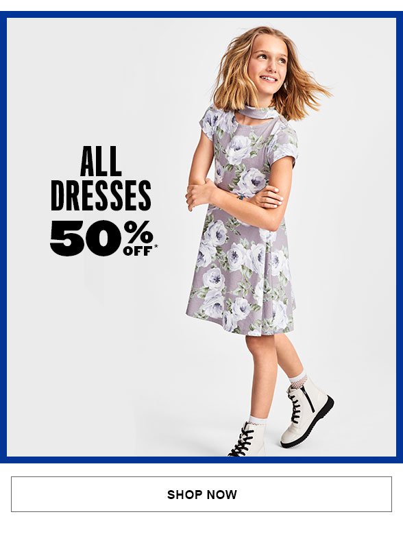 All Dresses 50% Off