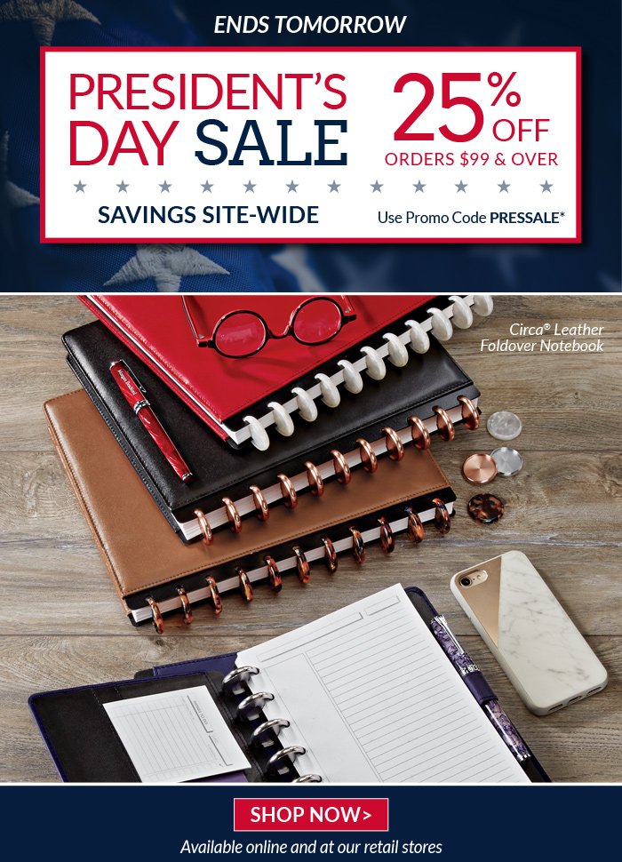 President's Day Sale - 25% Off $99!