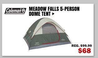 Coleman Meadow Falls 5-Person Dome Tent