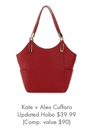 KATE + ALEX CUFFARO UPDATED HOBO $39.99 (COMP. VALUE $90)