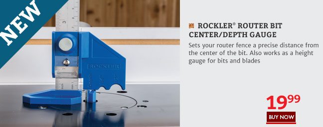 New! Rockler Router Bit Center/Depth Gauge