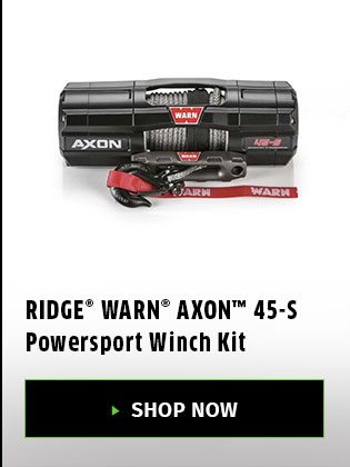 Ridge® WARN® AXON™ 45-S Powersport Winch Kit