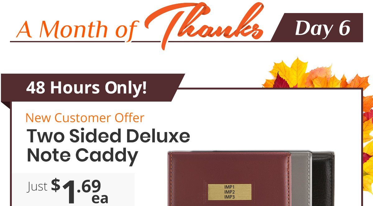 Two Sided Deluxe Note Caddy for only $1.69 each!