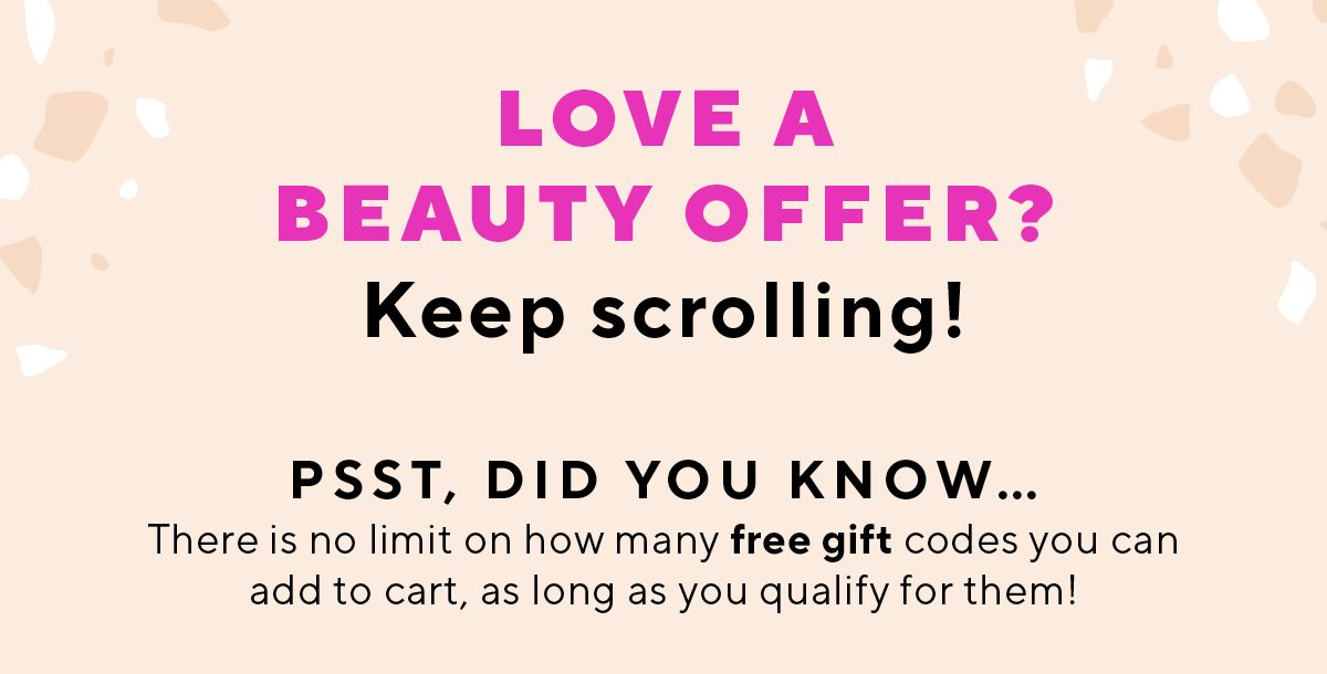 Love a beauty offer? Keep scrolling!