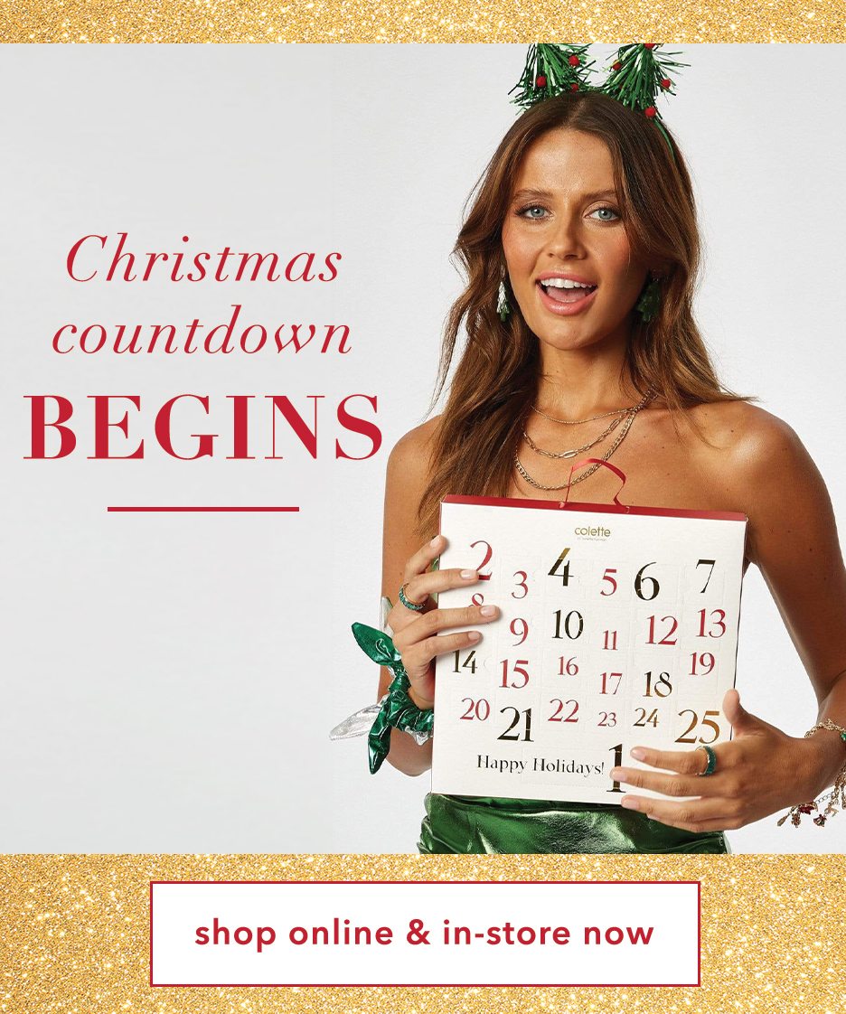 Christmas Countdown BEGINS! Shop gifting!