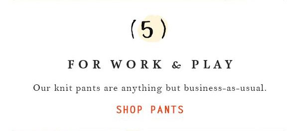 Shop pants.
