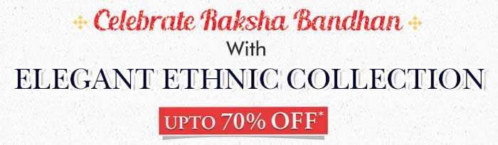 Celebrate Raksha Bandhan with Elegant Ethnic Collection UPTO 70% OFF*