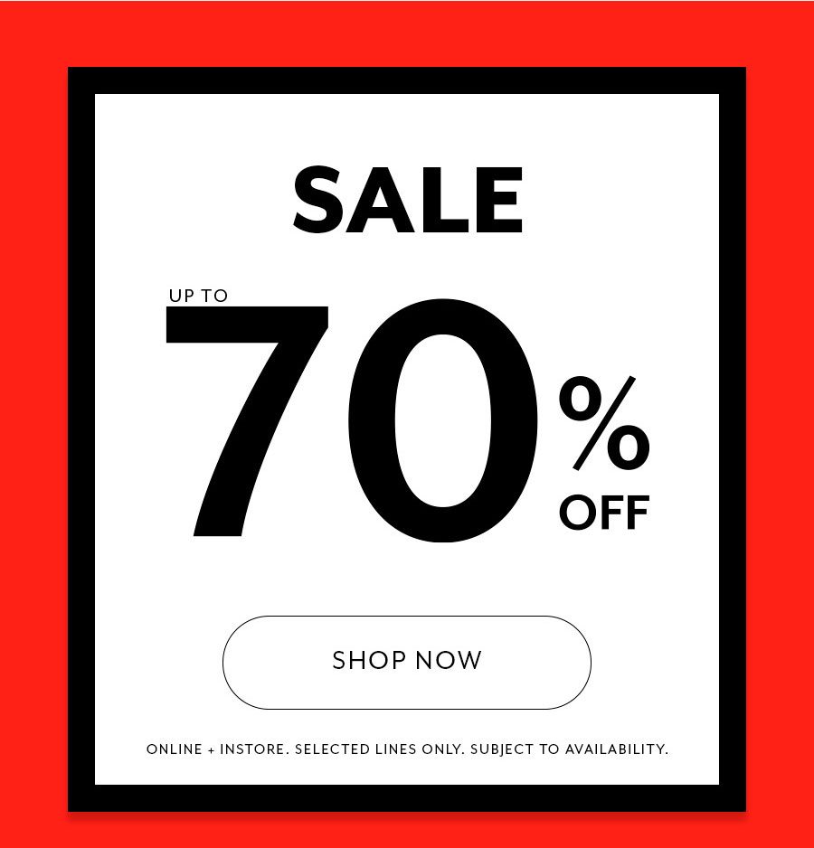 Up to 70% Off