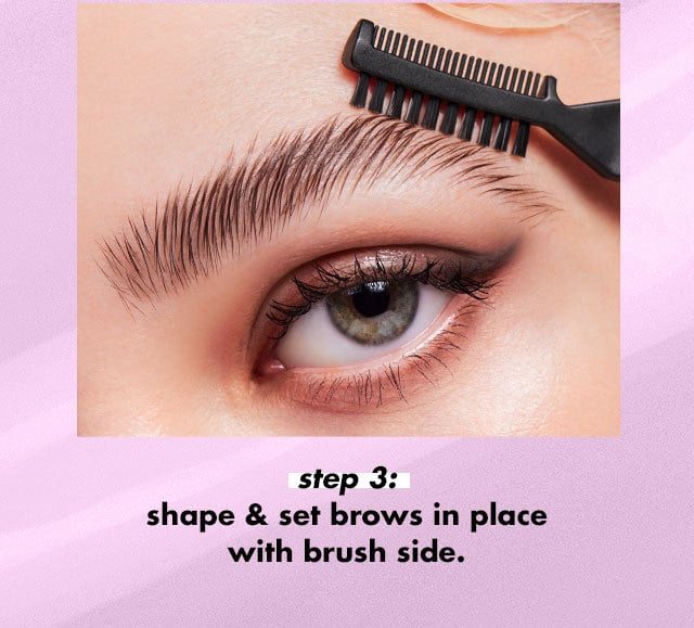 shape and set brows