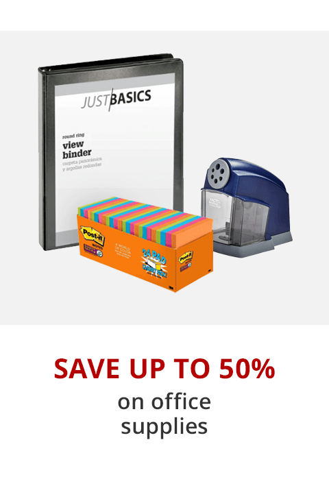 Save up to 50% office supplies