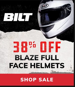 38% off Blaze full face helmets