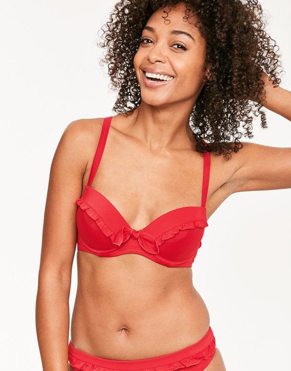 Figleaves Pimlico Non-Pad Underwired Plunge Bra, Simply Be