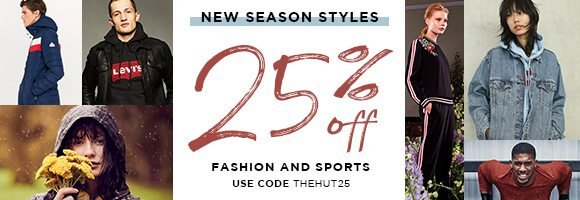 25% off new season styles