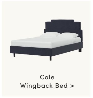 Cole Wingback Bed