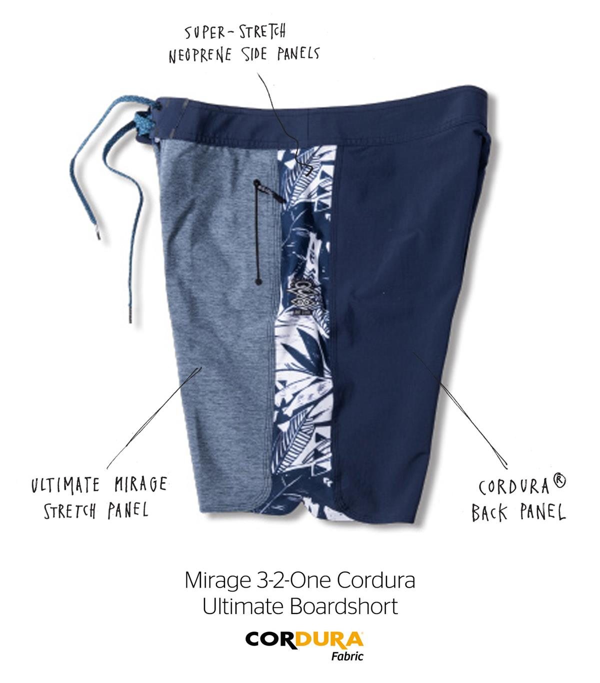 Mirage 3-2-One Cordura Ultimate Boardshort