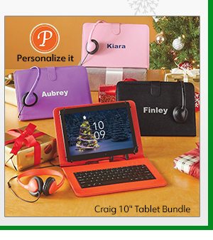 Personalize your Craig 10 inch Tablet Bundle.