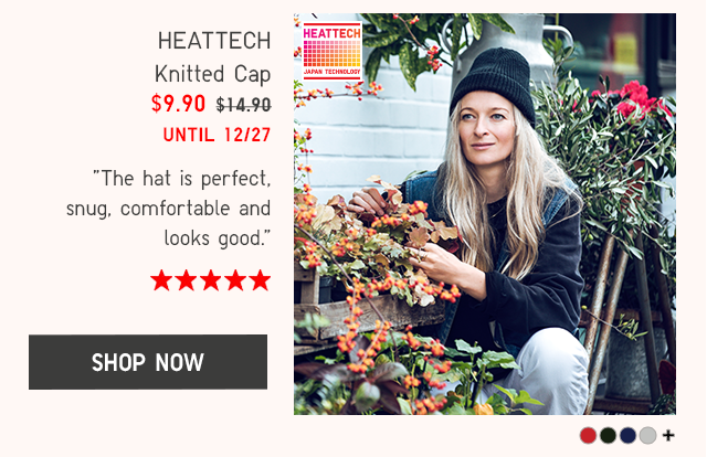 HEATTECH KNITTED CAP $9.90 - SHOP NOW