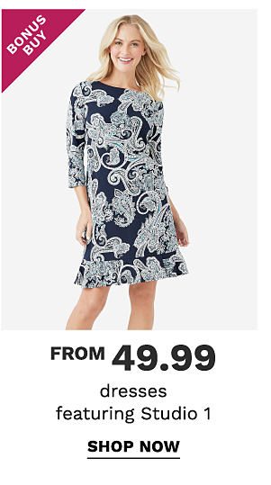 Bonus Buy - Dresses featuring Studio 1 from $49.99. Shop Now.