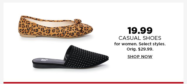 $19.99 casual shoes for women. shop now.