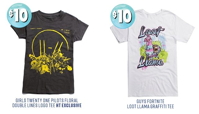 Black Friday Only All Tees $10