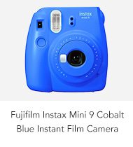 Shop Fujifilm Instax Mini 9 Cobalt Blue Instant Film Camera