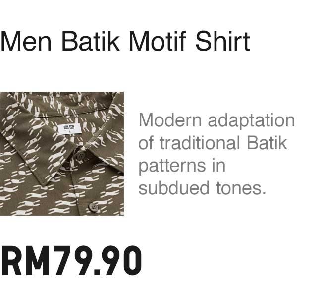 MEN BATIK MOTIF SHIRT